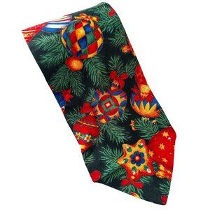 Cape Cod Neckwear Christmas Tie Mens Necktie Cotton Vintage Accessories